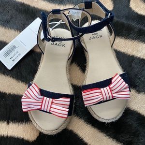 NWT Janie & Jack Nautical Espadrille Sandals